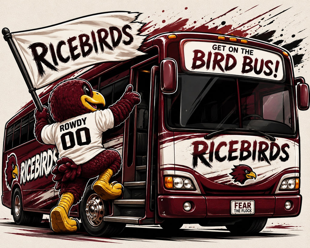 Get on the BIRD BUS T shirt